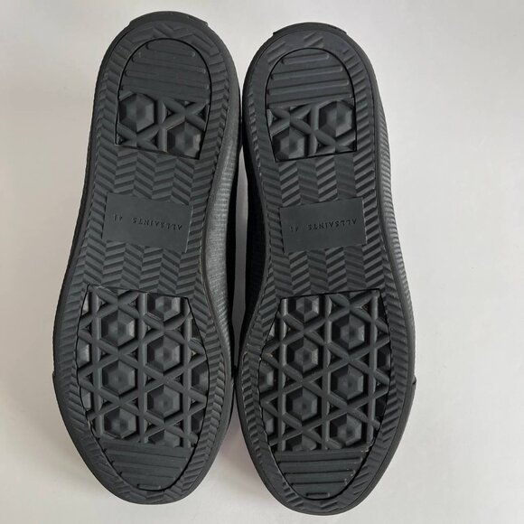 AllSaints Bryce Black High Top Sneakers – Men’s Size US 8 / EU 41 - Picture 8 of 8